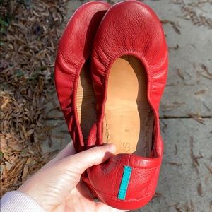 Tieks Cardinal Red, size 8